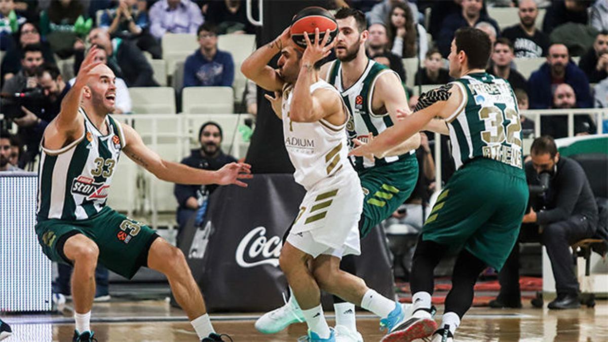 El Madrid se impone al Panathinaikos en el infierno de OAKA