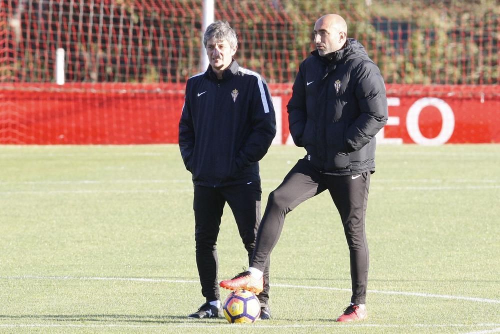 Entrenamiento del Sporting