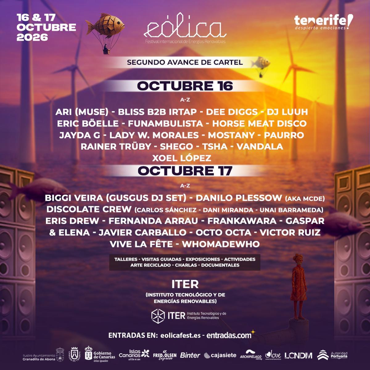 Cartel del Festival Eólica