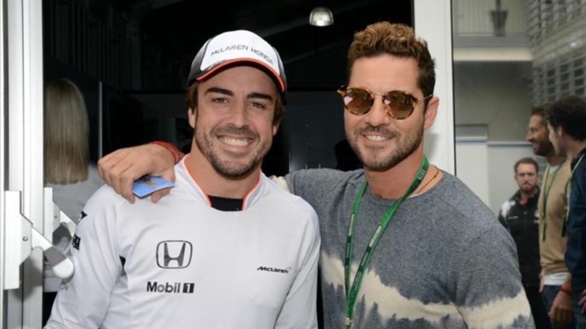 Fernando Alonso y David Bisbal