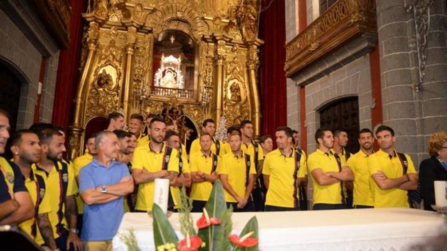 La UD Las Palmas se encomienda a la Virgen del Pino