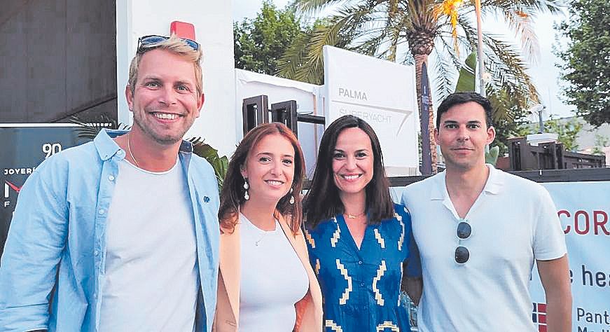 Rupert Ramsl, Mar Horrach, Elena Munar y Juan García.