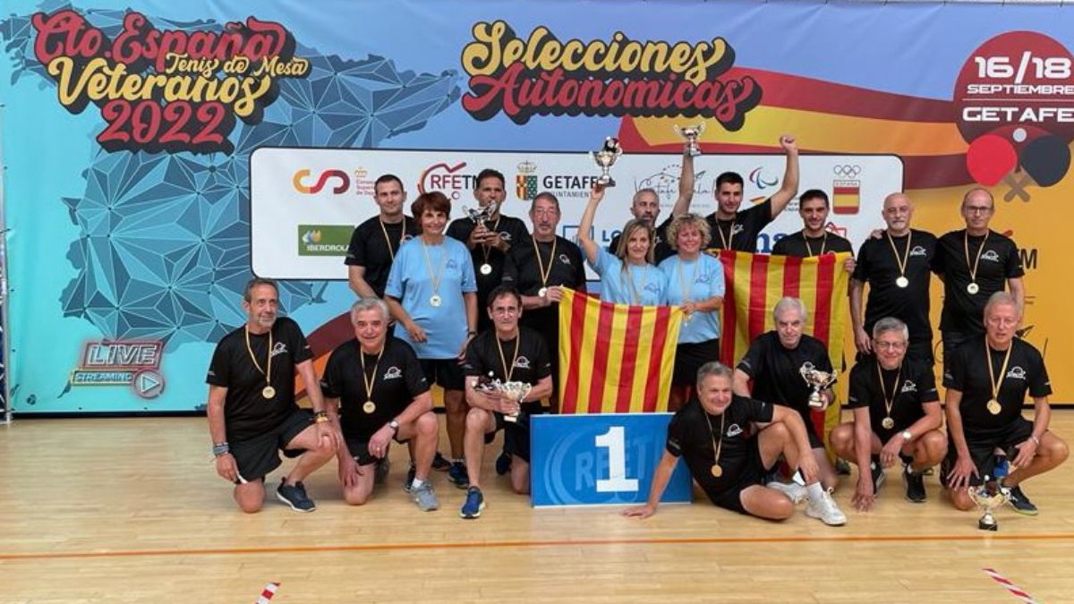 Catalunya, dominadora absoluta del Campionat d'Espanya de Veterans