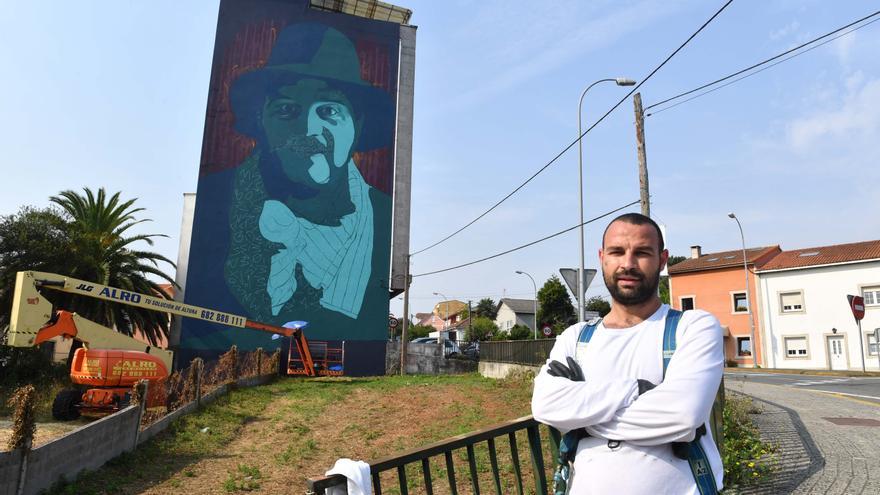 Dos murales de Cambre optan a la mejor obra de 2022