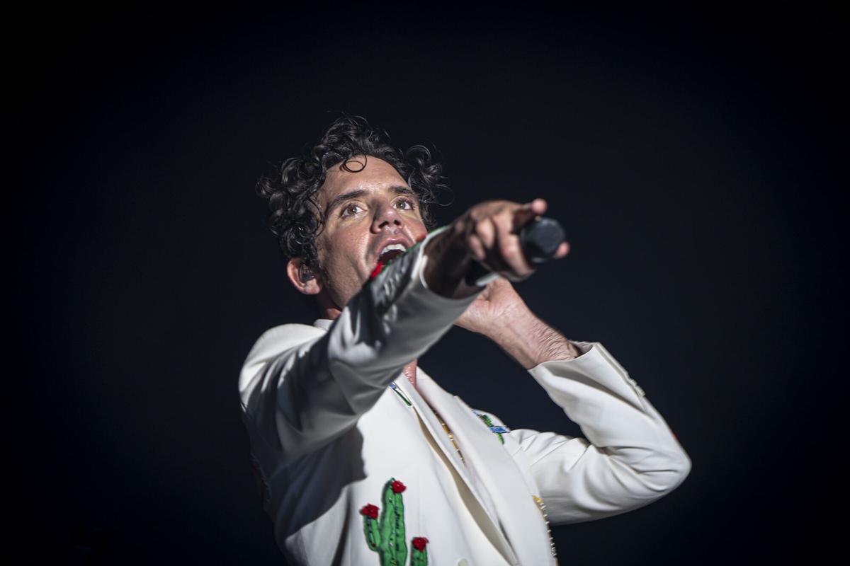 Mika, durante un concierto en Les Nits de Barcelona el 17 de julio de- 2024.