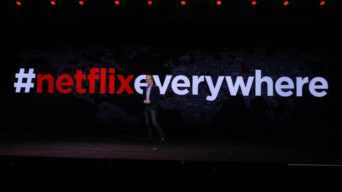 Reed Hastings, cofundador de Netflix, en el CES de Las Vegas.