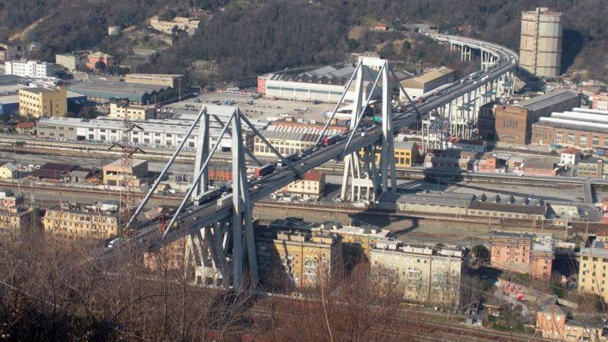 Adiós al puente Morandi, la columna vertebral de Génova