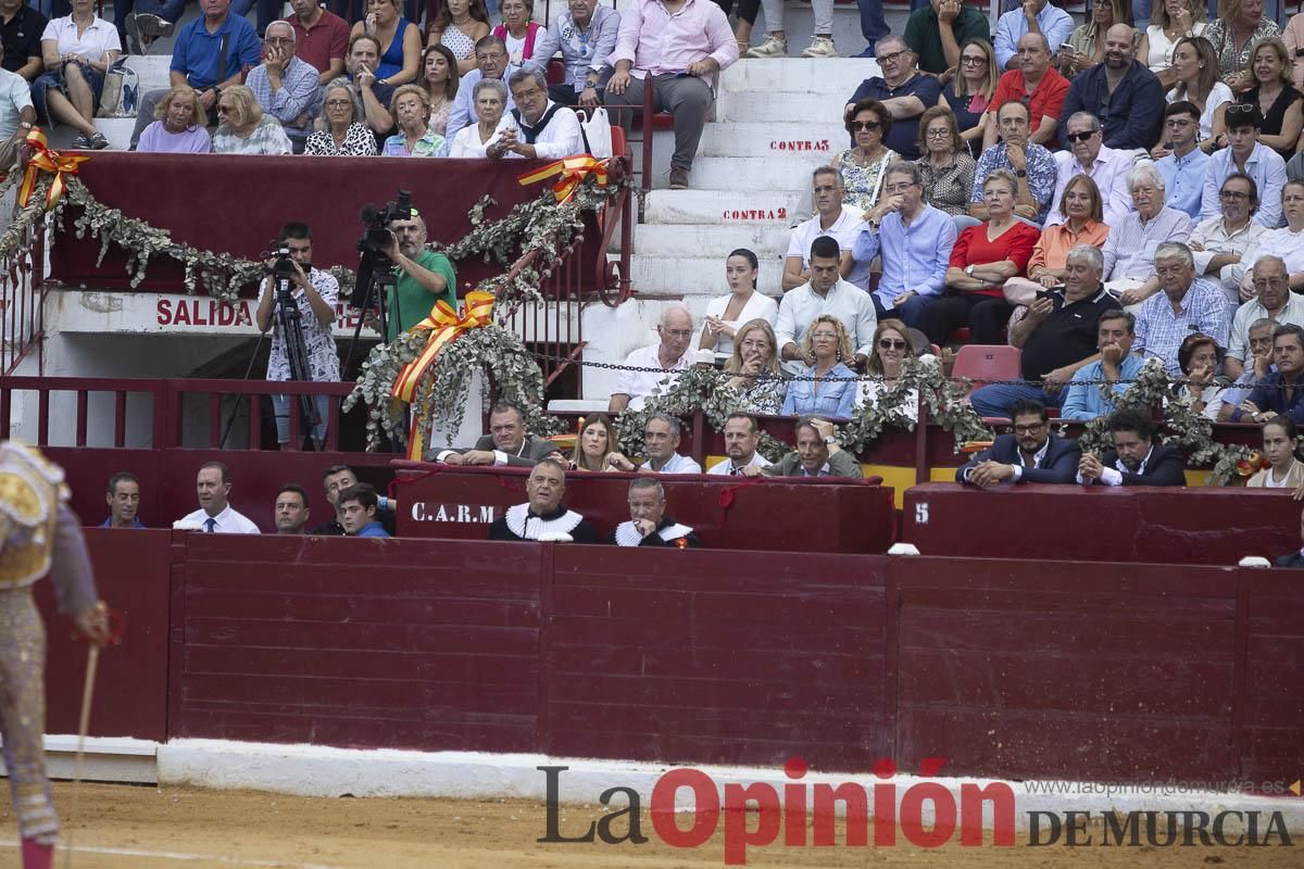 Cuarta corrida en la Feria Taurina de Murcia (Castella, Manzanares y Ureña)