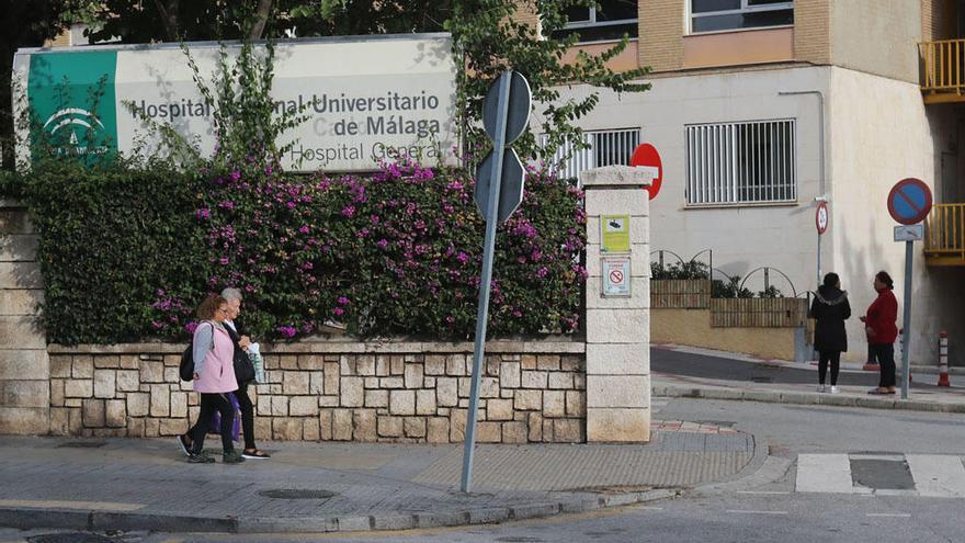 Exterior del Hospital Regional Universitario de Málaga.