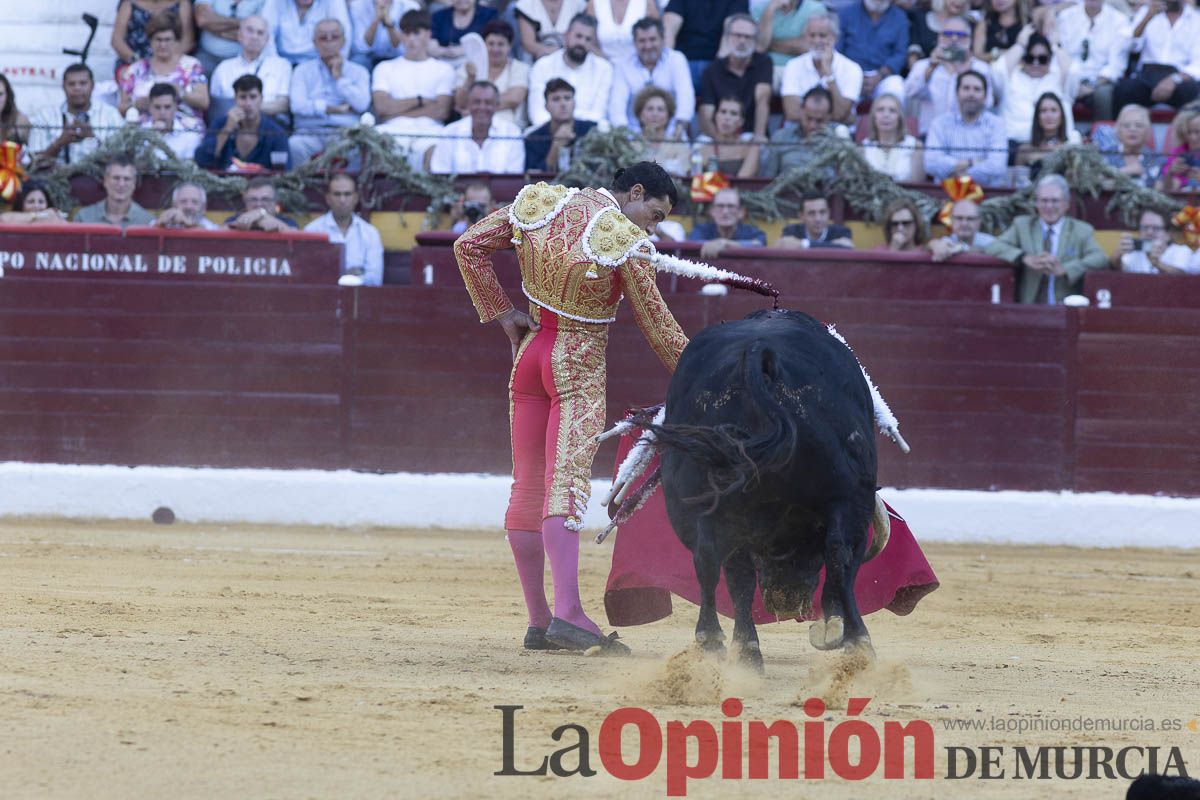 Tercer festejo de la Feria Taurina de Murcia (Talavante, Paco Ureña y Roca Rey), en imágenes