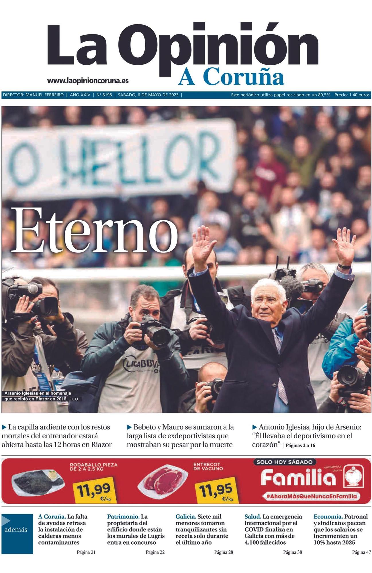 Las portadas destacadas de LA OPINIÓN en sus 25 años que puedes encontrar en la exposición de La Marina