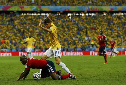 Las mejores imágenes del Brasil-Colombia