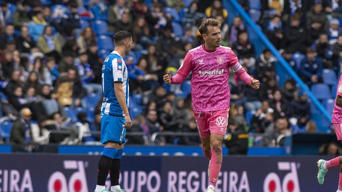 Sergio González, en Riazor.