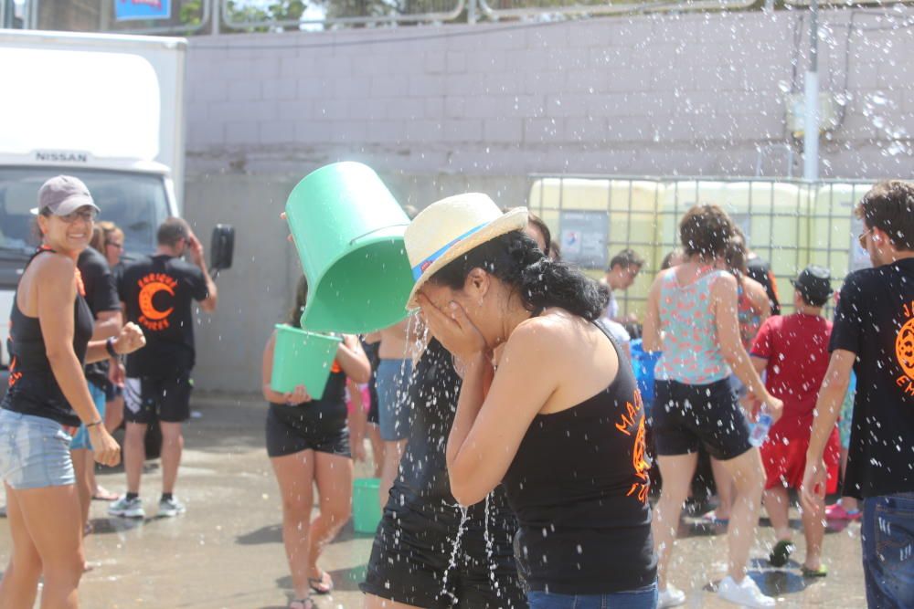 La banyà remoja las fiestas de El Rebolledo