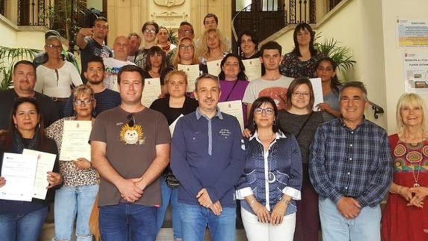 Fin de curso de la escuela de ocupación &#039;Et Formem Argén&#039;