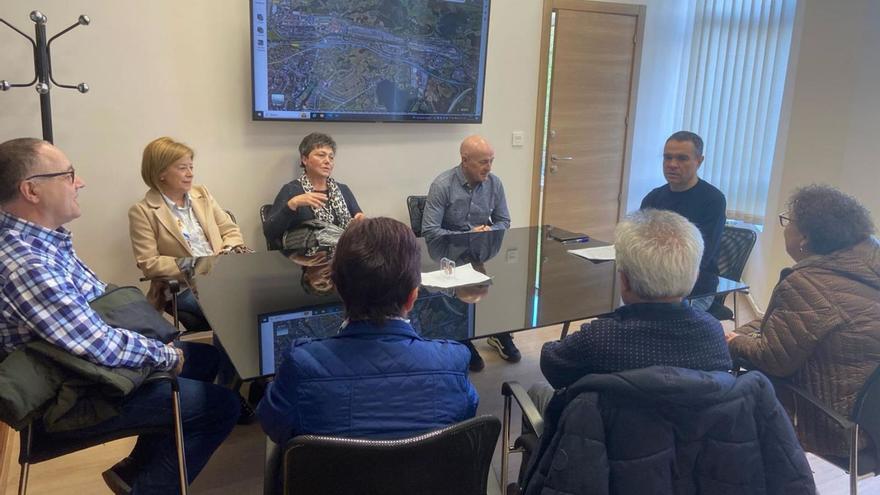 Transportes retoma en Trasona la obra contra el ruido de la autopista