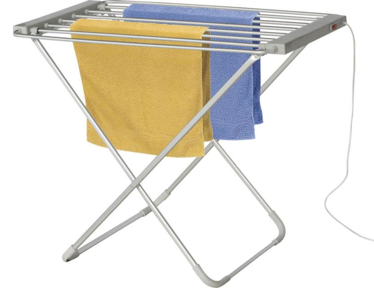 Tendedero eléctrico Leroy Merlín | Tiene 100 watios de potencia y te sirve para secar la ropa dentro de casa