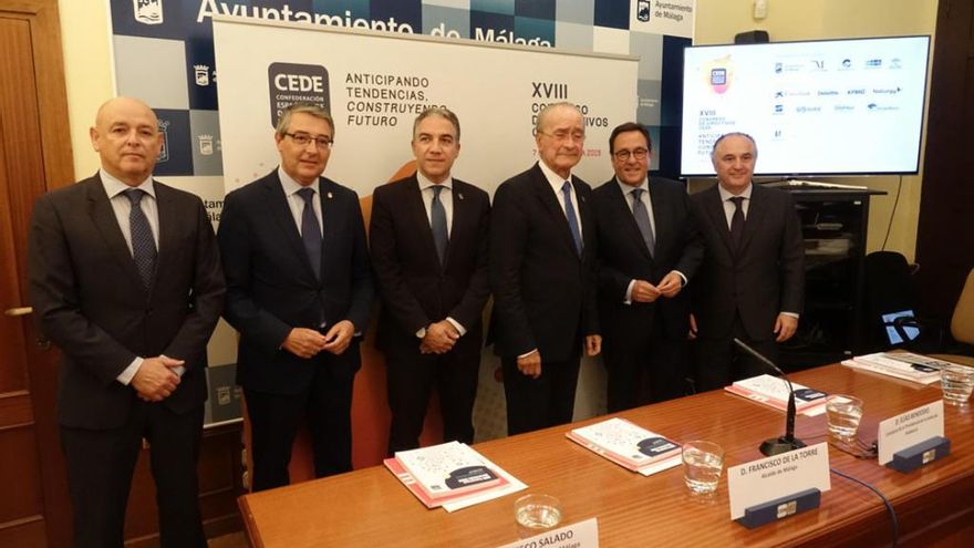 La presentación del Congreso de CEDE, ayer en el Ayuntamiento.