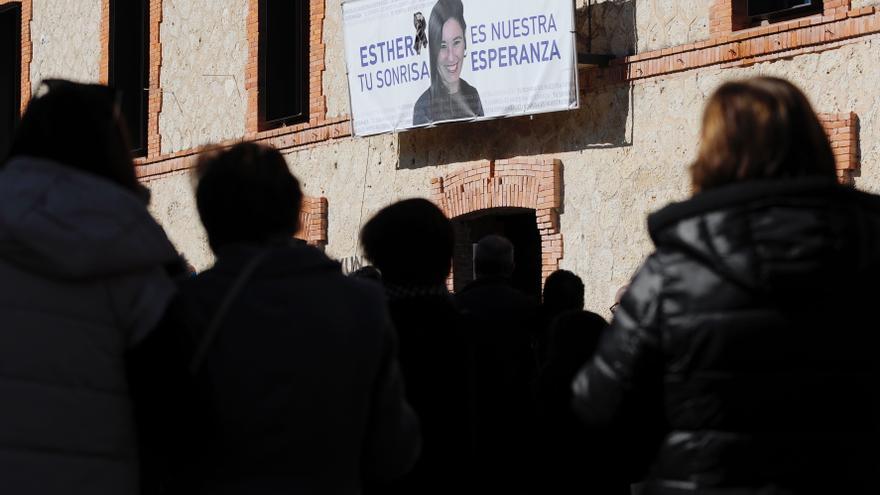 Una concentración poara pedir justiciia por la muerte de Esther López.