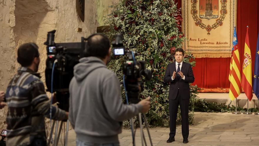 À Punt emite hoy el mensaje de fin de año del president de la Generalitat, Carlos Mazón