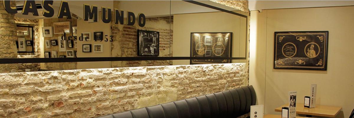 Interior de Casa Mundo, en València