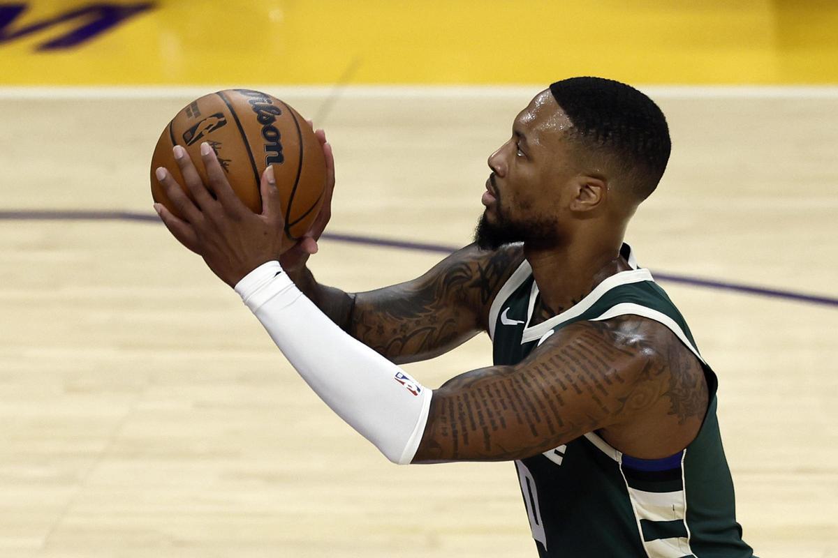 Damian Lillard, base de Milwauwkee Bucks