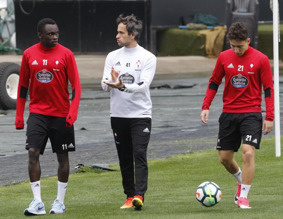 Último entrenamiento del Celta antes de vsitar el Bernabéu // Alba Villar