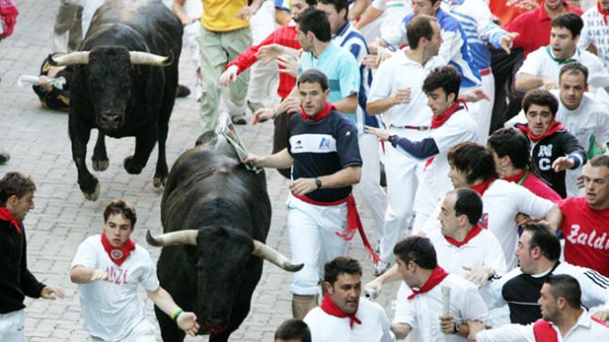 Una imagen de los encierros.