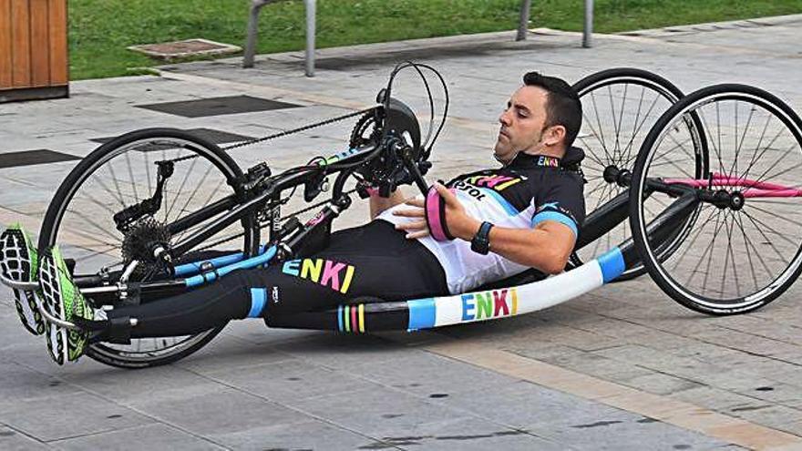 Ángel López, medalla de bronce en el Campeonato de España.