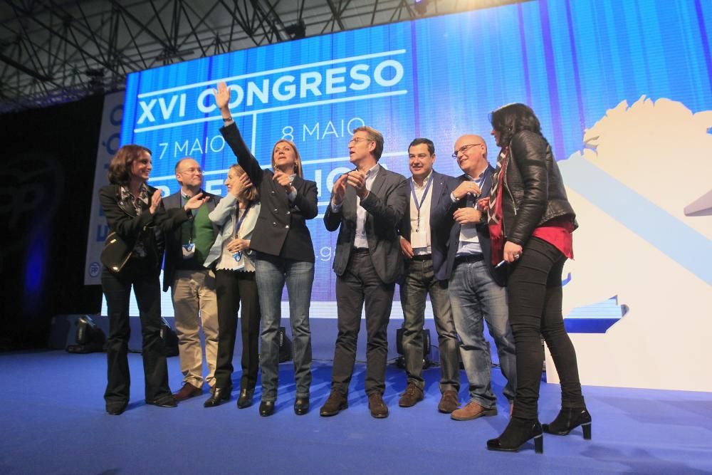 El PPdeG aclama a Feijóo en su congreso en Ourense
