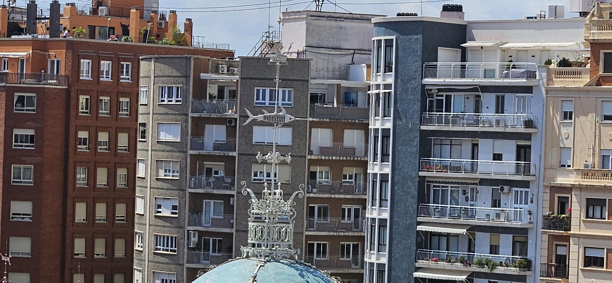 Así se ve València desde la Torre de la Lonja