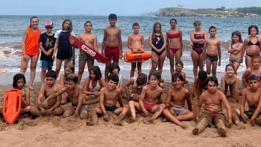 Socorristas por un día en Candás