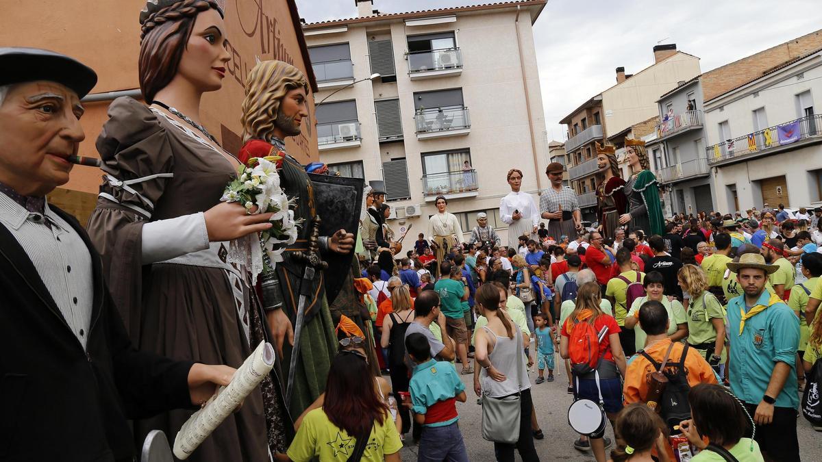Diumenge hi haurà la tradicional trobada de gegants