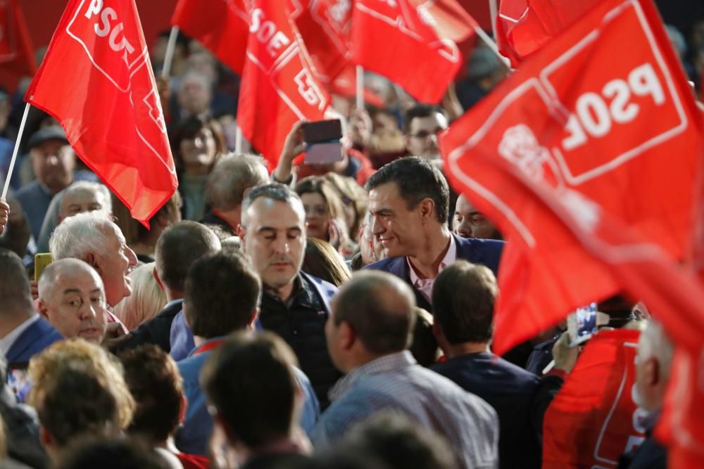 Mitin de Pedro Sánchez en Gijón