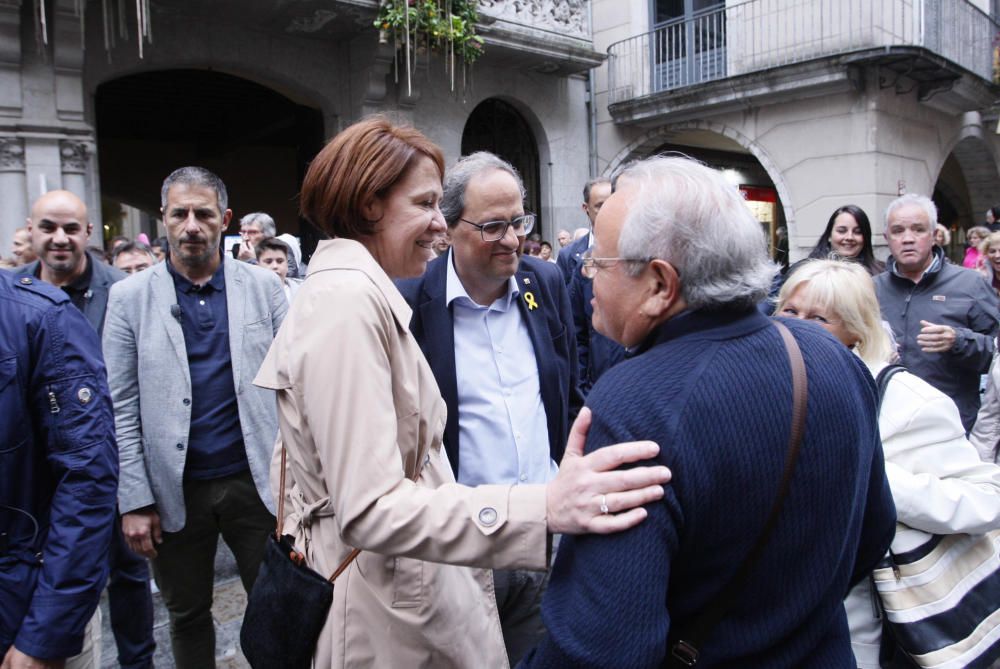 Quim Torra, a Girona per Temps de Flors