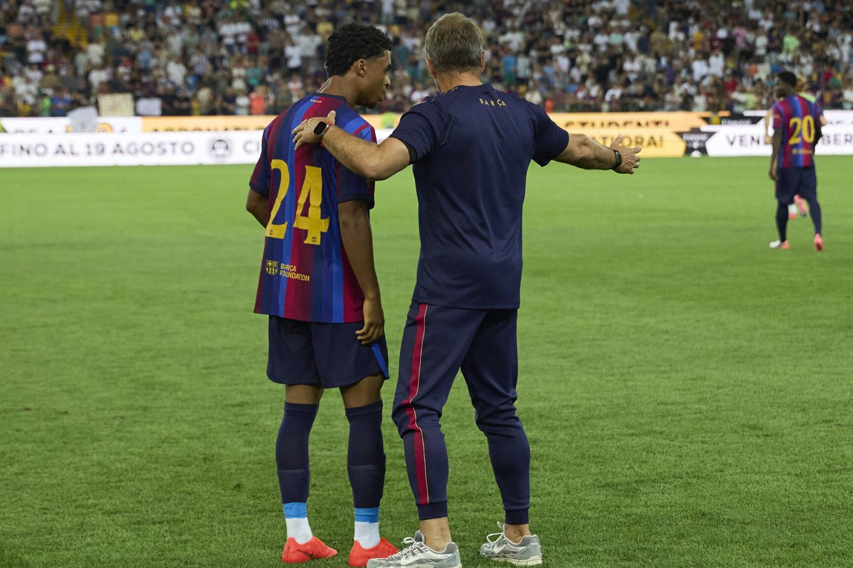 Un improvisado '9' para el Barça