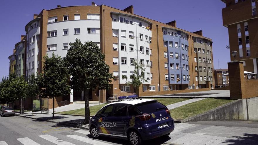 Una zona residencias de Montevil.