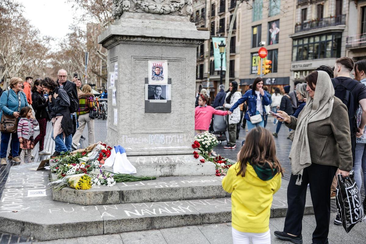 Homenaje a Navalni en Barcelona este domingo