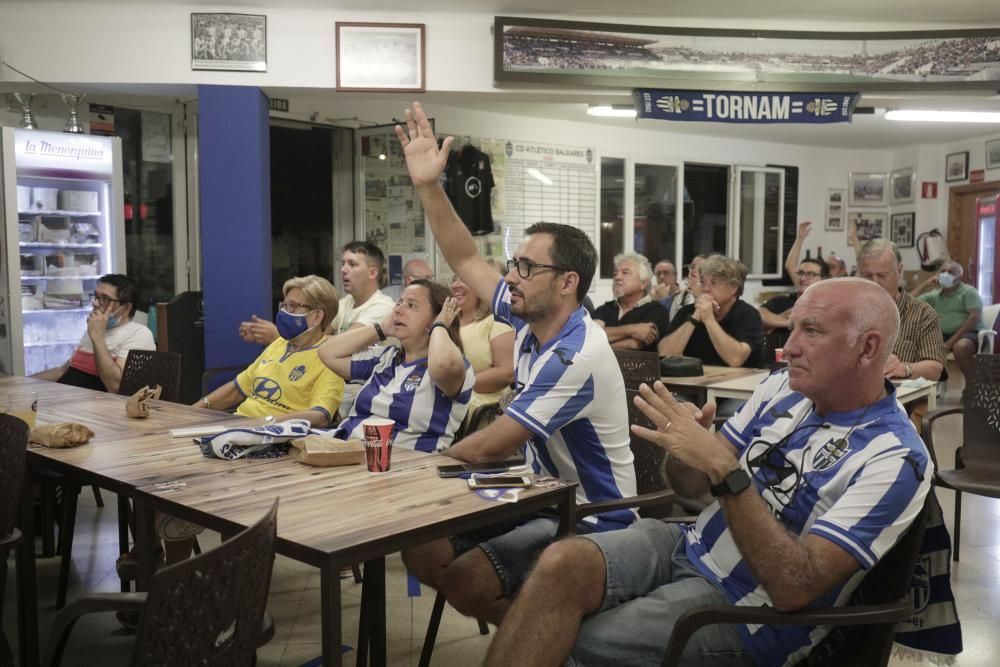 El Baleares, sin el apoyo de la afición para pasar el mal trago