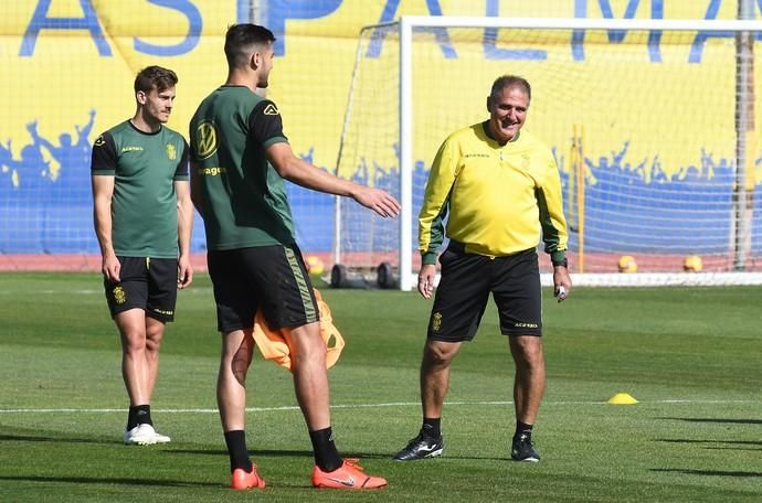 01/02/2019 TELDE. Entrenamiento UD Las Palmas en El Hornillo.  Fotografa: YAIZA SOCORRO.