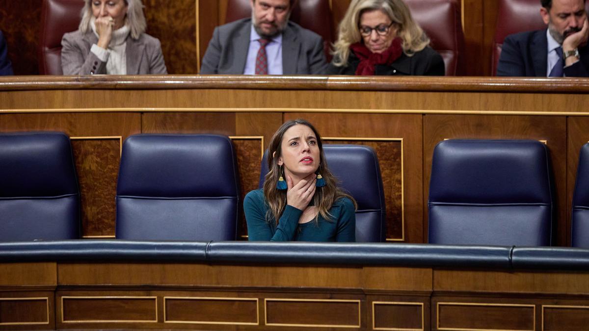 La ministra de Igualdad, Irene Montero