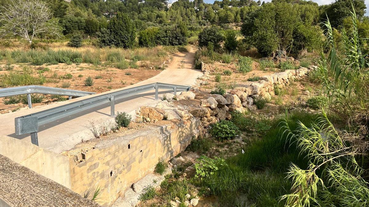 Reparación de obras hidráulicas tras la dana en Montserrat.