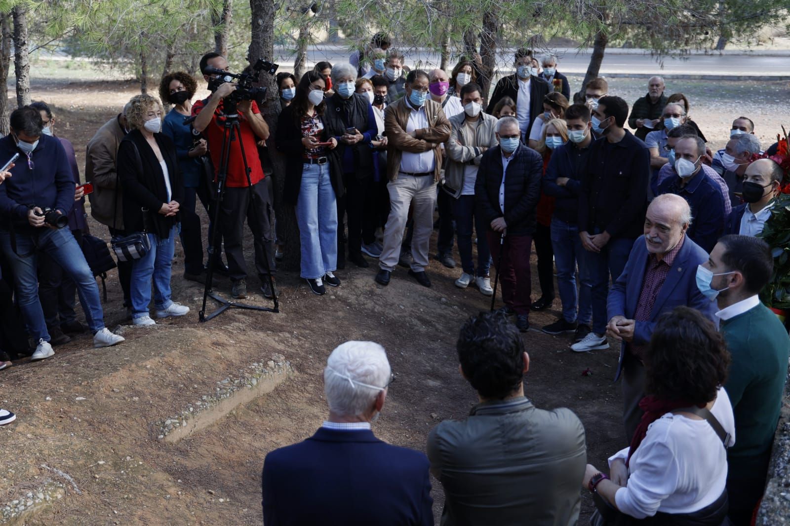 Homenaje socialista en el Paredón de España