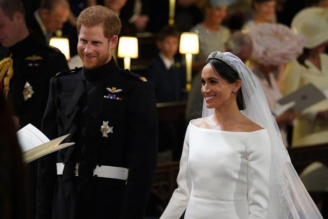 Harry y Meghan en su boda