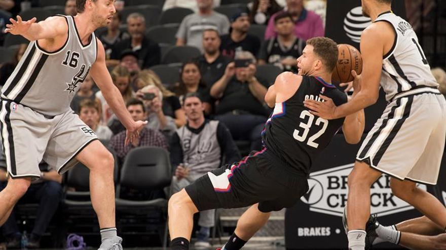 Griffin lidera el ataque ganador de Clippers ante los Spurs