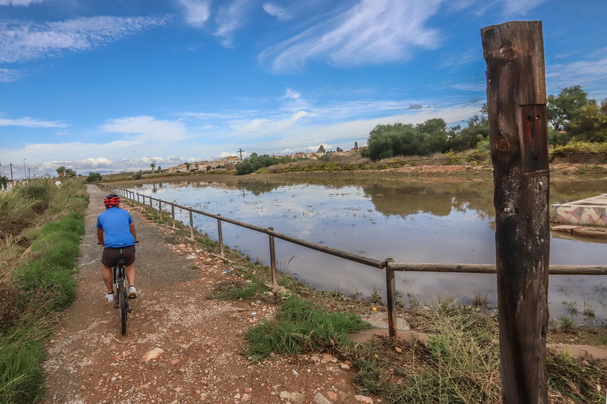 Día derspués de la tromba de agua en Torrevieja