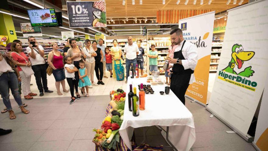 HiperDino Alisios celebra una jornada de cocina en vivo con productos de la tierra