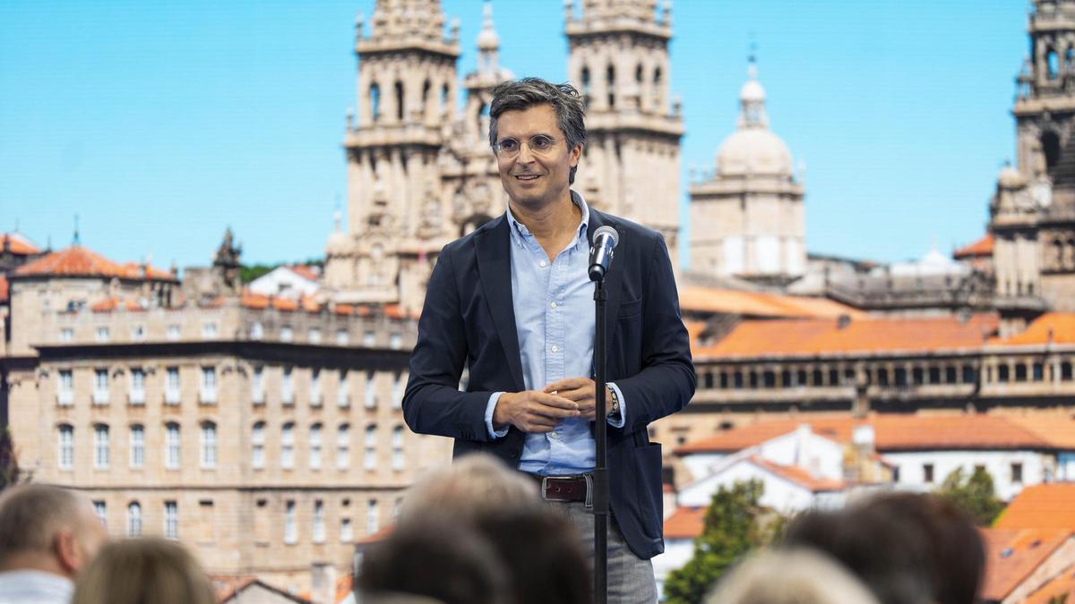 Borja Verea, en la presentación de candidatos del PP en las ciudades