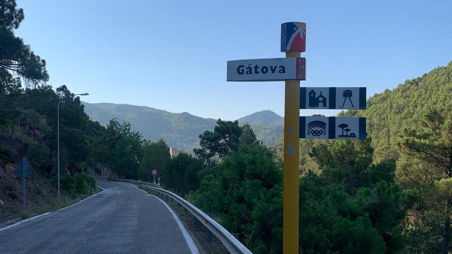 Carretera CV-25 en Gàtova.