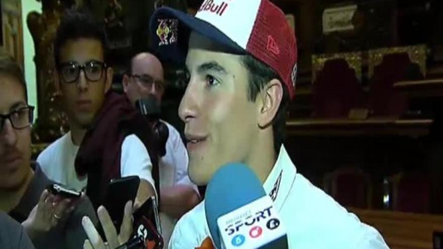 Marc Márquez anima a la Roja